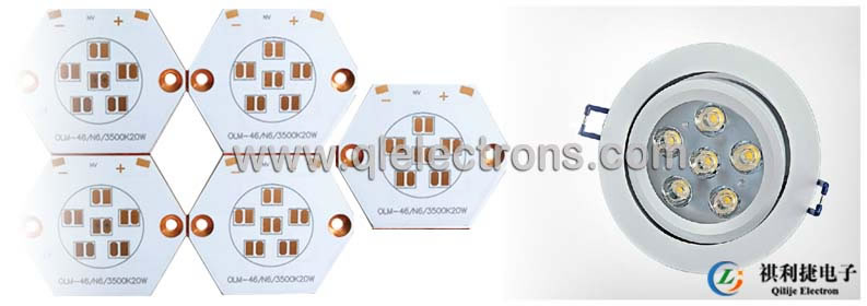 热电分离铜基板在LED强光照明电子产品中的应用